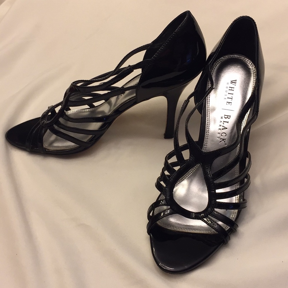White House Black Market 9.5 Sexy Black Heels